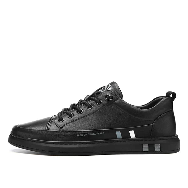 Sneakers Homme Flat – Cuir Véritable